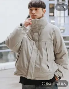 【試着のみ】 Lakole ラコレ コールMIL中綿ブルゾン