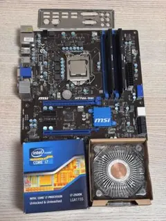 [中古]MSI H77MA-S40マザーボード+i7-2600kCPU+32GB 2026年最新】Msi H77MA-S40の人気アイテム - メルカリ