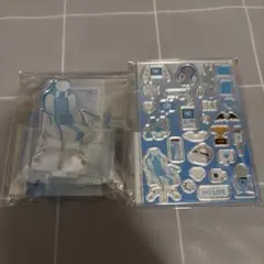 フクヤオンライン キャラ福くじ ゲーミング ホワイト×ライトブルー
