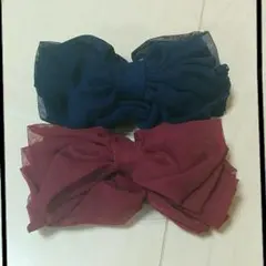 新品☆2個setりぼんバレッタ