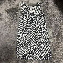【美品】グレースコンチネンタル ノースリーブ ワンピース 36 千鳥格子
