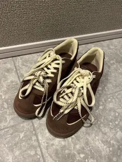 【美品】ZARAブラウン スエード スニーカー