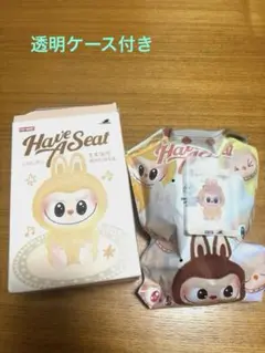 【正規品】ラブブ LABUBU Have a seat BABA 透明ケース付