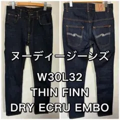 ヌーディージーンズ THINFINN シンフィン W30L32 DRY ECRU
