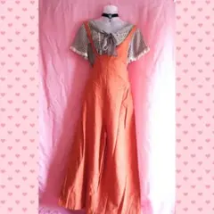 axes femme♡チェック柄PO♡GORGE♡リネンワンショルダーサロペット