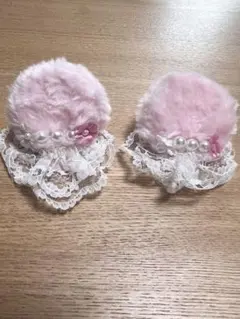 ディズニーリゾート ミニーちゃん 耳 パッチンどめ ピンク