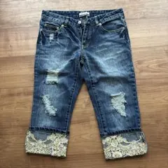 膝下ロールアップデニムのサムネイル