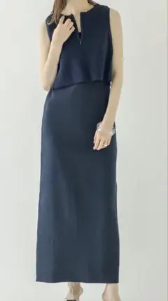 ジップベストワンピースセット