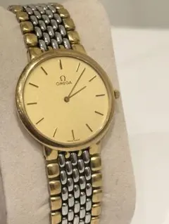 稼働品　オメガ　腕時計　メンズ　デビル　ゴールド　1451/439 クォーツ Yahoo!オークション - 【OMEGA】オメガ デビル メンズ 腕時計