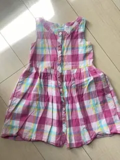 Baby gap チェック柄ワンピース　100