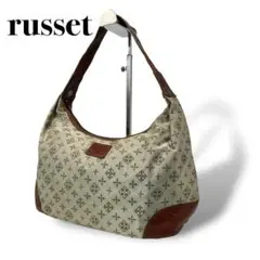 【美品】russet ラシット ショルダーバッグ 肩掛け モノグラム 5069のサムネイル