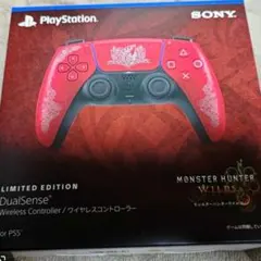 PS5 DualSense ワイヤレスコントローラー 限定版 モンハンワイルズ