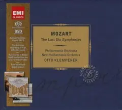 SACD　クレンペラー「モーツァルト後期6大交響曲」　フィルハーモニア管　3枚組