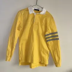 EAST BOY イエロー 長袖ポロシャツ ラガーシャツのサムネイル