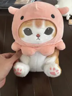 mofusandタコ帽子をかぶった猫のぬいぐるみ - メルカリ