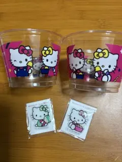 サーティワンハローキティ カップ&シール　セット