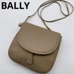 BALLY バリー ショルダーバッグ ポシェット レザー 本革 ベージュ 肌色