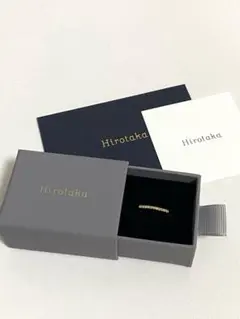 hirotaka K10 GOSSAMER Uシェープダイヤモンドピンキーリングのサムネイル