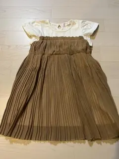 子供用 半袖ワンピース プリーツスカート　110cm