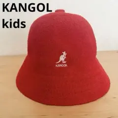 KANGOL カンゴール　ハット　赤　kids M 帽子