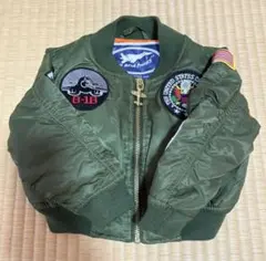 ベビー用オリーブグリーンアウター（Sサイズ12months）