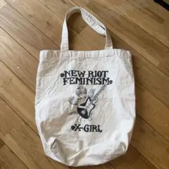 X-girl トートバッグ NEW RIOT FEMINISMのサムネイル