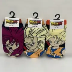 ドラゴンボールDAIMA キッズ靴下 3足セット 15〜20cm