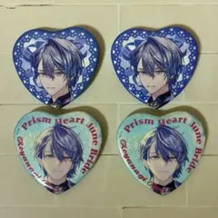 にじさんじ　小柳　ロウ　ジューンブライド　ハート　缶バッジ