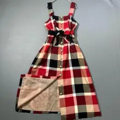 【Nao様専用】ブルーレーベルクレストブリッジ　チェック柄 エプロンドレス