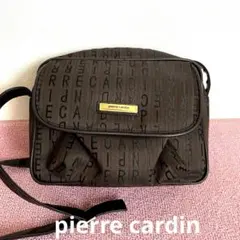 pierre cardin ショルダーバッグ 全面ロゴ入り ブラウンのサムネイル