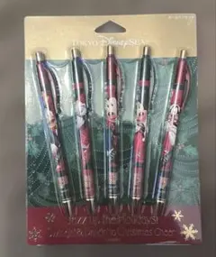 東京ディズニーシー 2009年？クリスマス ボールペンセット