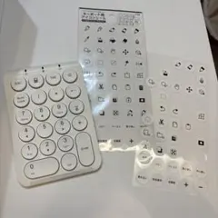 iclever ワイヤレスキーボード IC-KP08 Bluetooth 白