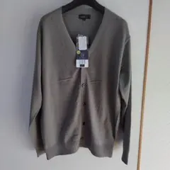 メンズ Ｌサイズ ビジネス ニット セーター モカ色 未使用