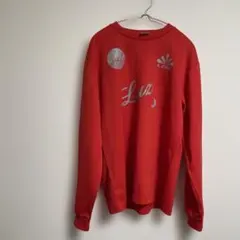 LUZeSOMBRA (RODA別注)長袖 プラシャツ レッド　Мサイズ