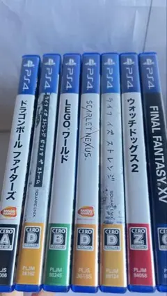 PS4 ソフト 7本セット まとめ売り