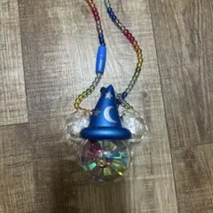 ミッキーマウス 光るストラップ 虹色