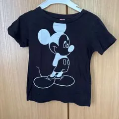 ミッキーマウス ブラック Tシャツ 100cm