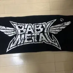 BABYMETAL クラッシュロゴ フェイスタオル ブラック