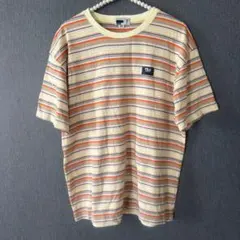 FILA／マルチボーダー 半袖Tシャツ 160cm ロゴワッペンのサムネイル