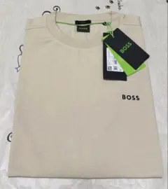 BOSS Tシャツ ベージュ　未使用ほぼ新品