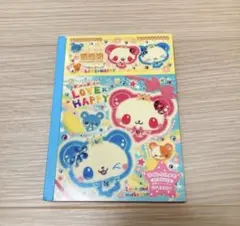 平成レトロ　ハッピーマーチ　メモ帳　ウサギ　ネコ　リス　カミオジャパン 平成レトロ ハッピーマーチ メモ帳 ウサギ ネコ リス カミオジャパン
