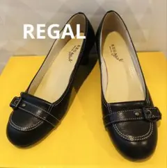 【極美品】REGALリーガル　23cm ブラウン　パンプス