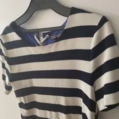 トミーヒルフィガー　Tommy HILFIGER ボーダーワンピース　XSサイズ