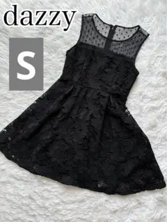 dazzy ドレス　ワンピース　ノースリーブ　ブラック　S キャバ嬢　結婚式