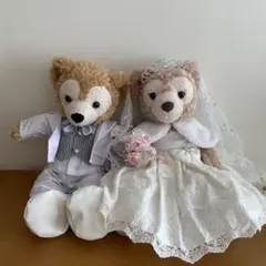 【衣装のみ】 ダッフィー シェリーメイ ウエディングコスチューム Sサイズ