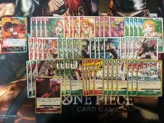 ワンピースカード　赤緑ルフィ　デッキパーツ