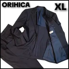 美品【大きいサイズ】ORIHICA セットアップ スーツ BB7 XL ネイビー