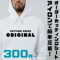 オーダーカット♪ アイロンで簡単☆オリジナルTシャツ用カッティングシート