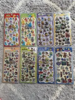 キャラクター プチドロップステッカー 8枚セット まとめ売り