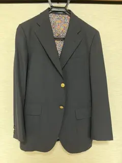 J.PRESS ぺピンメリノ　紺ブレザー　3つボタン段返り A4サイズ